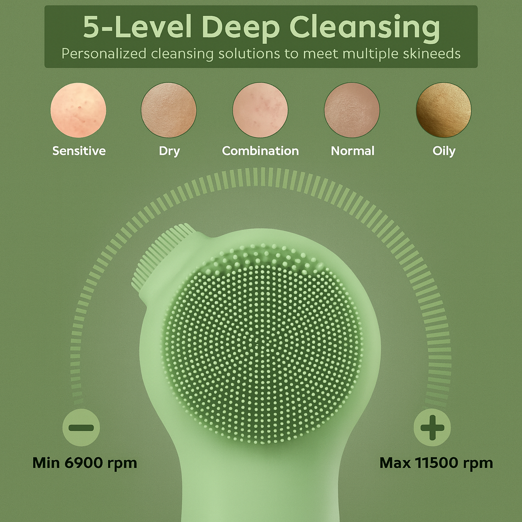 Bellorre™ - Ultrasonic Facial Cleaning Brush