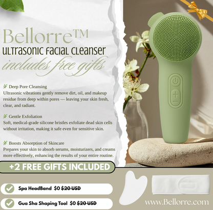 Bellorre™ - Ultrasonic Facial Cleaning Brush